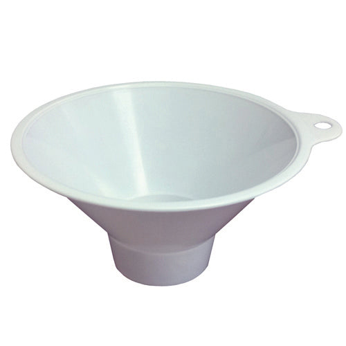Calculi Strainer Kidney Stone Collector white plastic funnel with built-in tab for easy handling and specimen collection use