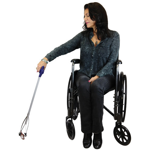 Nothing Beyond Your Reach 30 Reacher-Gripper RubberCups helping a seated woman grab an item with ease.