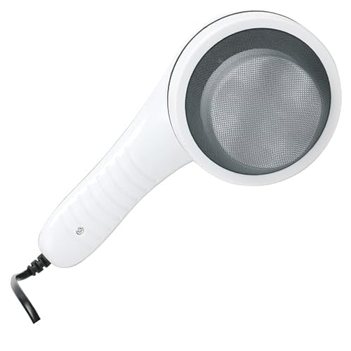 Complete Relief Handheld Corded Massager by Blue Jay with powerful vibration and rotating shiatsu-style massage head.